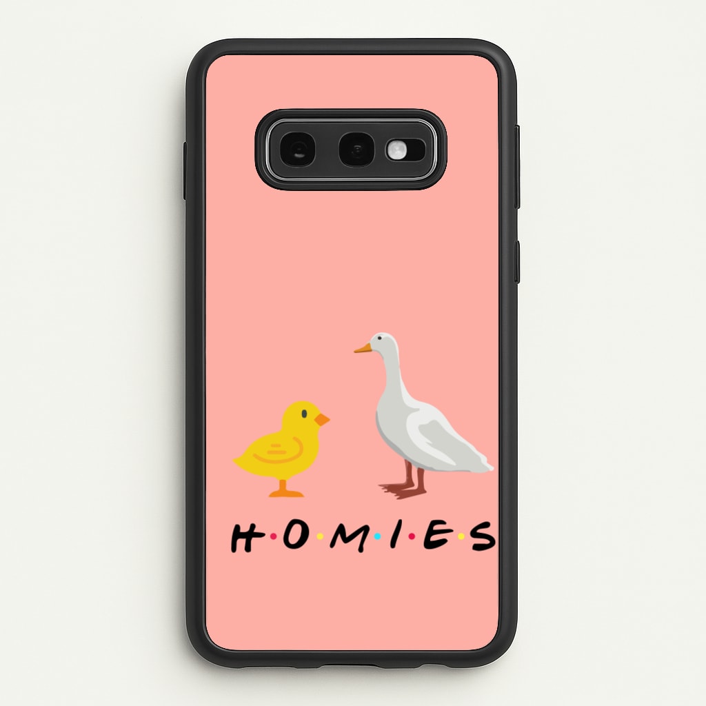 Homies Chick And Duck - Friends Phone Case for Galaxy S10e