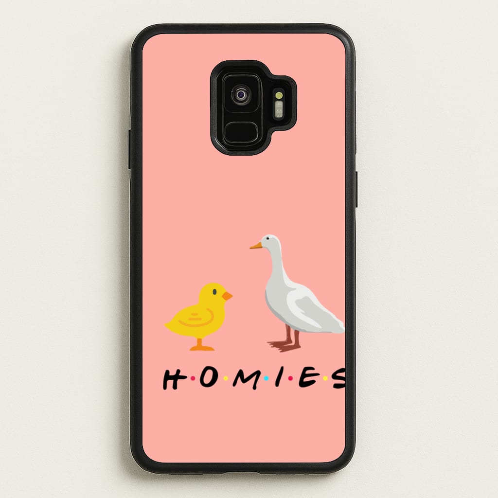 Homies Chick And Duck - Friends Phone Case for Galaxy S9