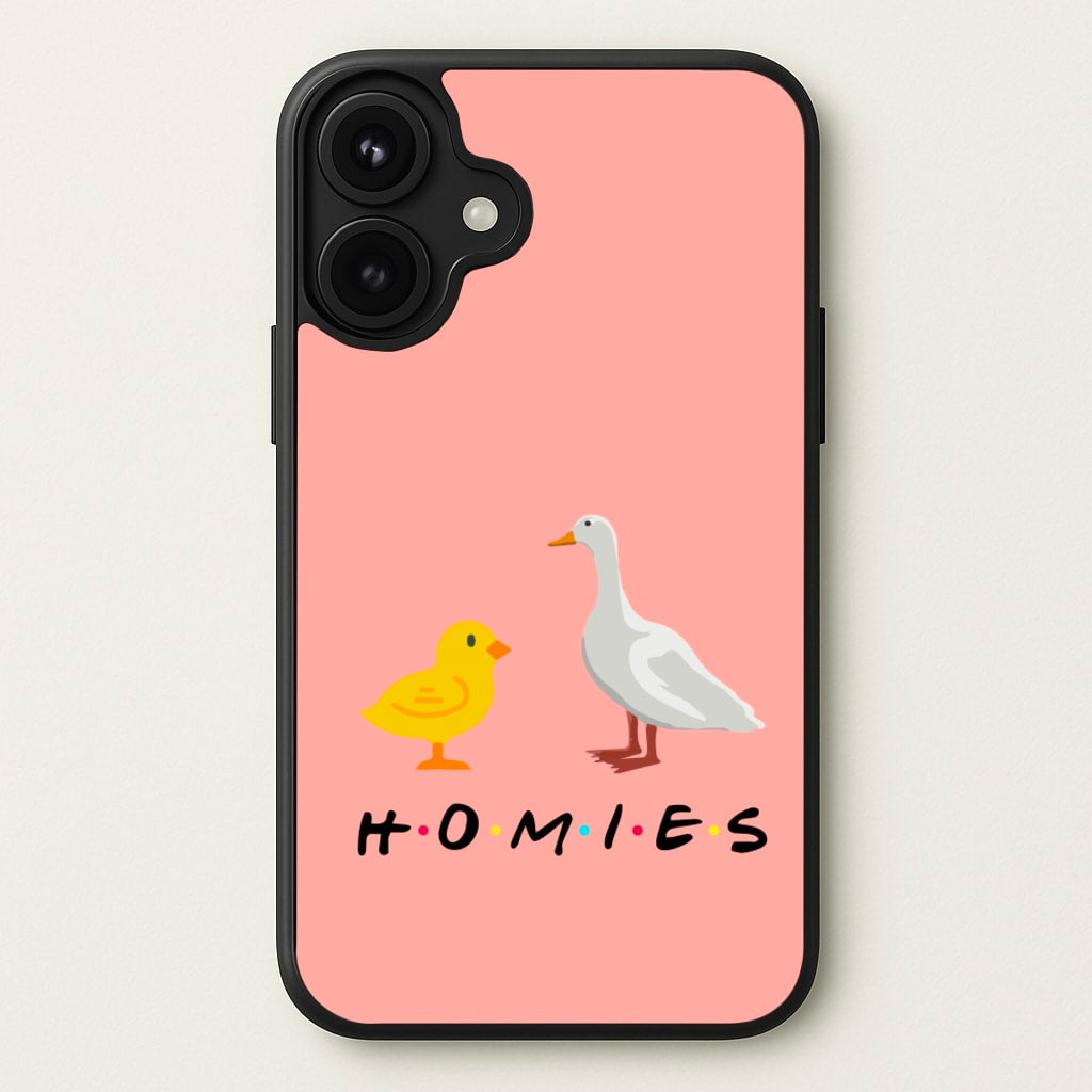 Homies Chick And Duck Phone Case for iPhone 17