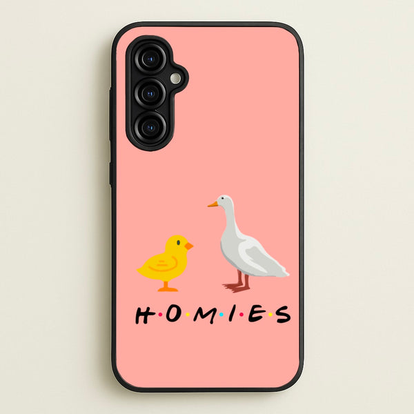 Homies Chick And Duck - Friends Phone Case for Galaxy A54