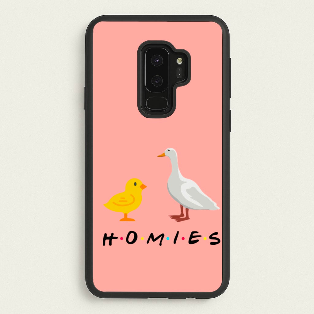 Homies Chick And Duck - Friends Phone Case for Galaxy S9 Plus