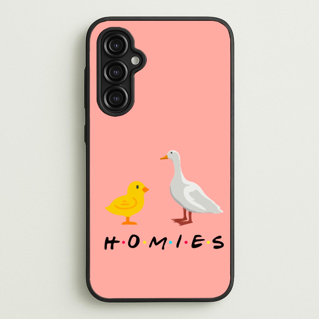 Homies Chick And Duck - Friends Phone Case for Galaxy A14