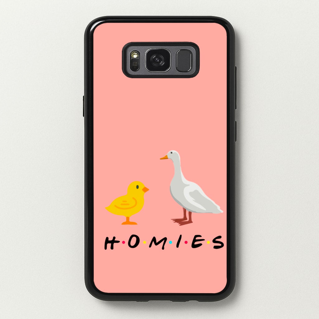 Homies Chick And Duck - Friends Phone Case for Galaxy S8
