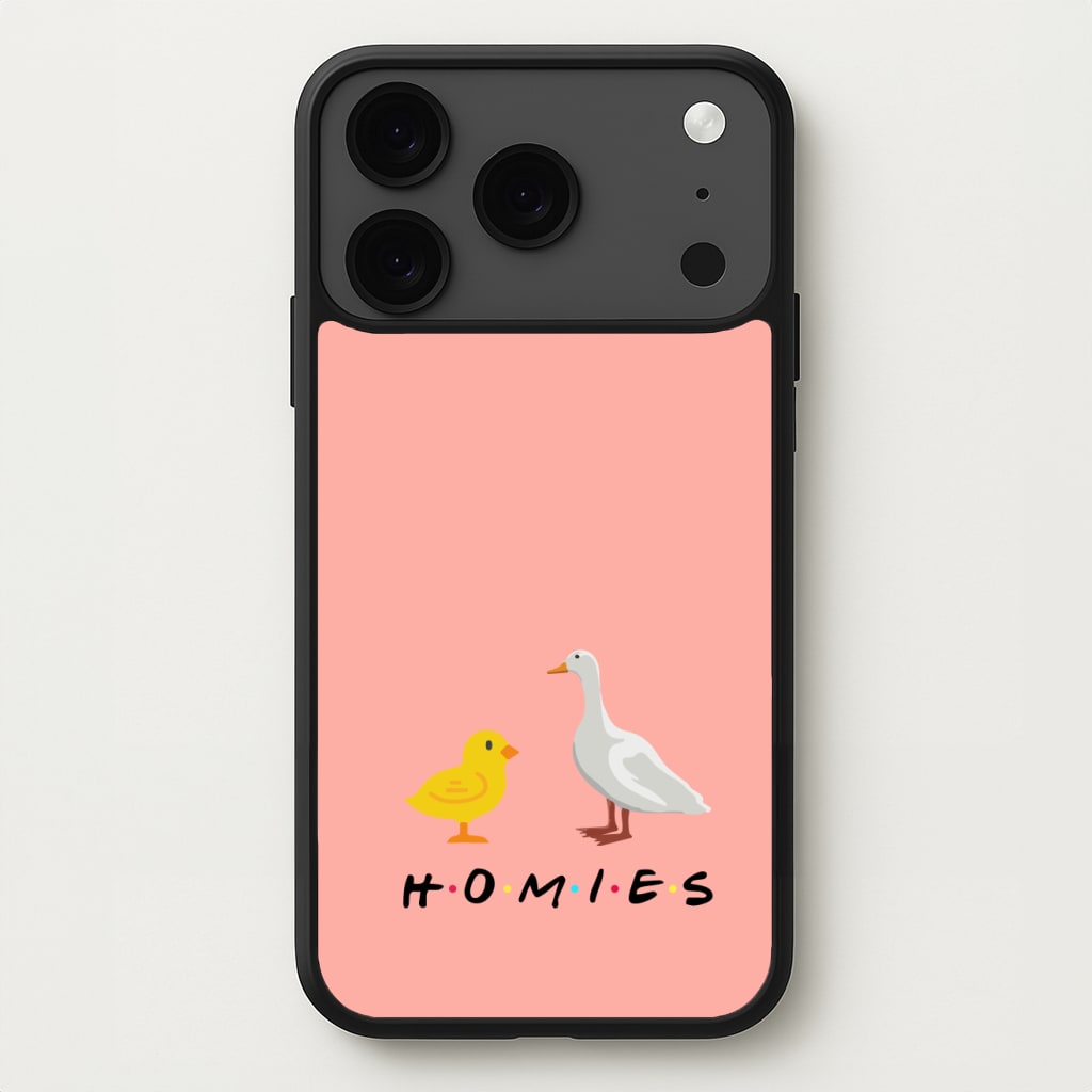 Homies Chick And Duck Phone Case for iPhone 17 Pro Max