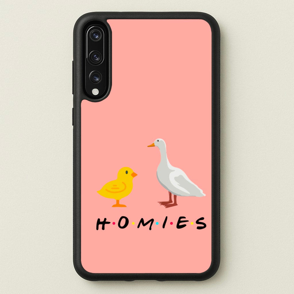 Homies Chick And Duck - Friends Phone Case for Huawei P20 Pro