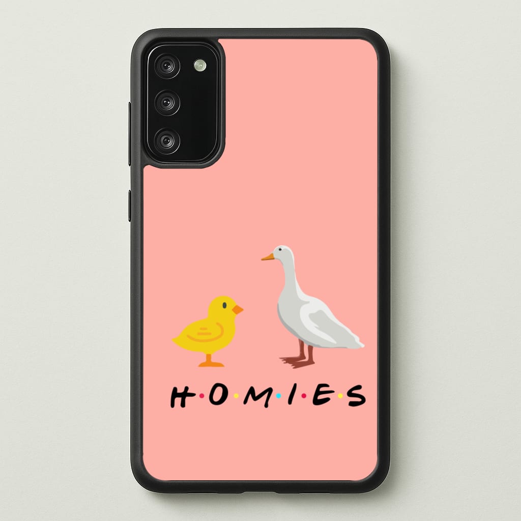 Homies Chick And Duck - Friends Phone Case for Galaxy S20FE