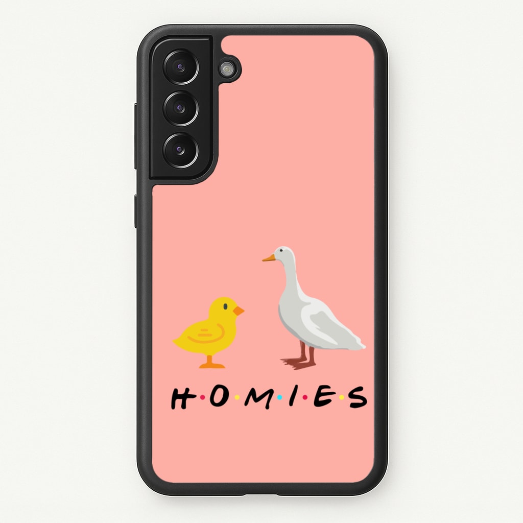 Homies Chick And Duck - Friends Phone Case for Galaxy S21 Plus