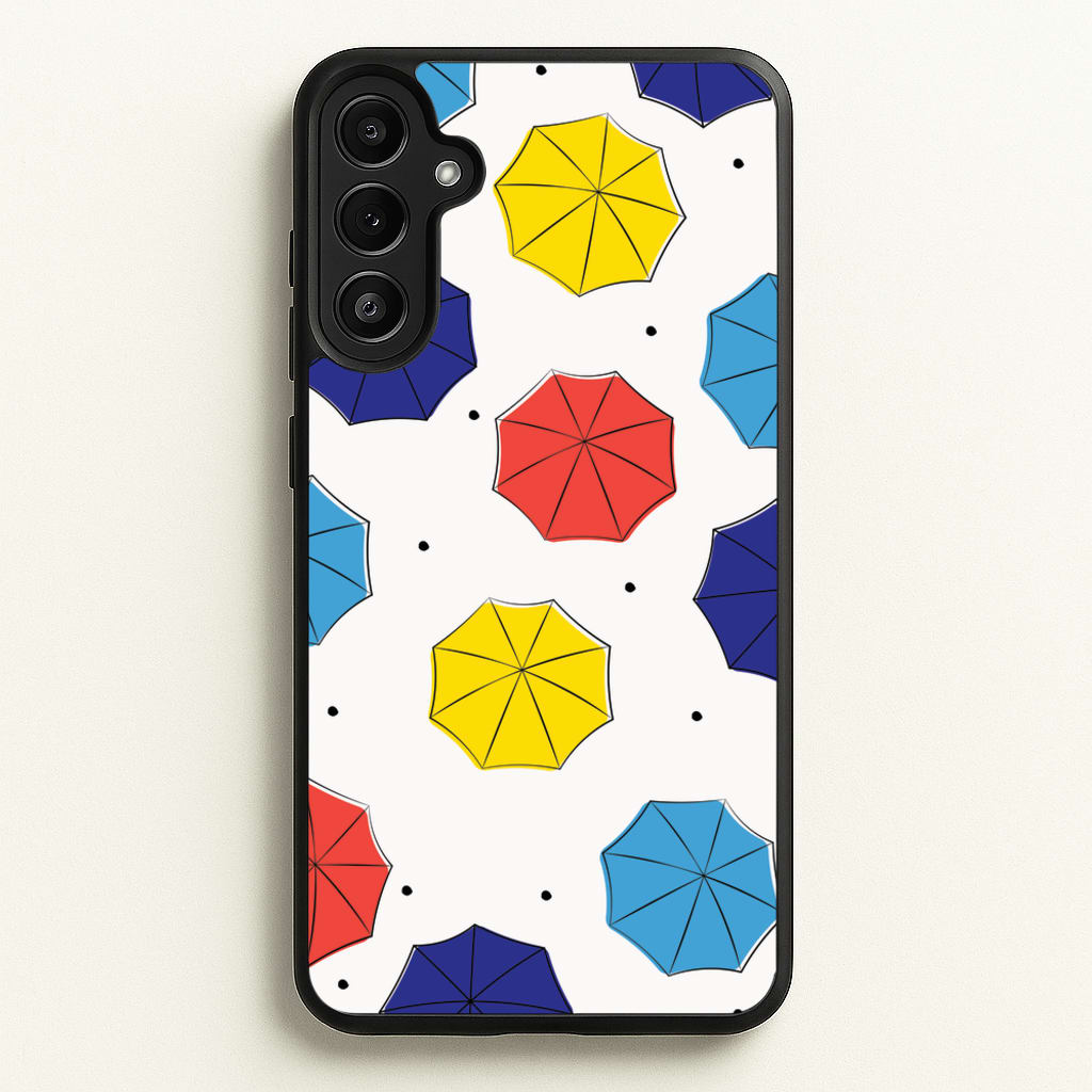 Colourful Umbrellas Pattern - Friends Phone Case for Galaxy A34