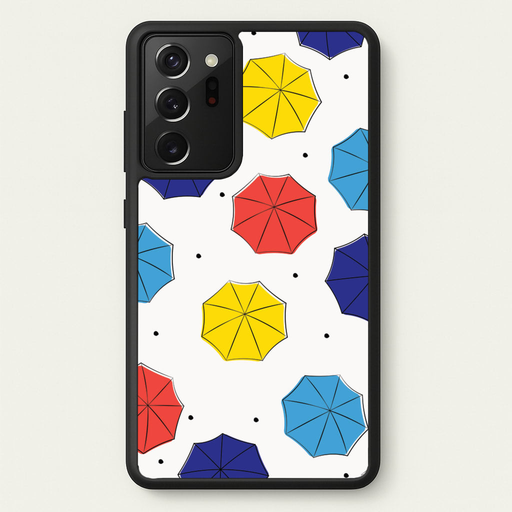 Colourful Umbrellas Pattern - Friends Phone Case for Galaxy Note 20 Ultra
