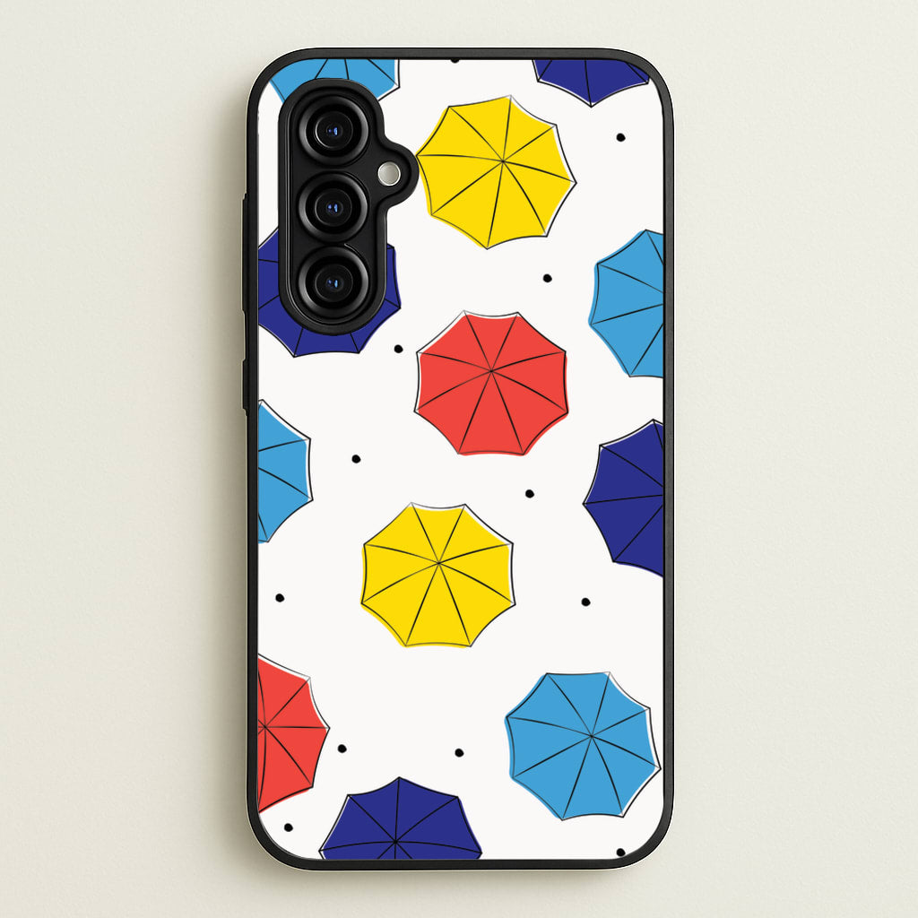 Colourful Umbrellas Pattern - Friends Phone Case for Galaxy A54