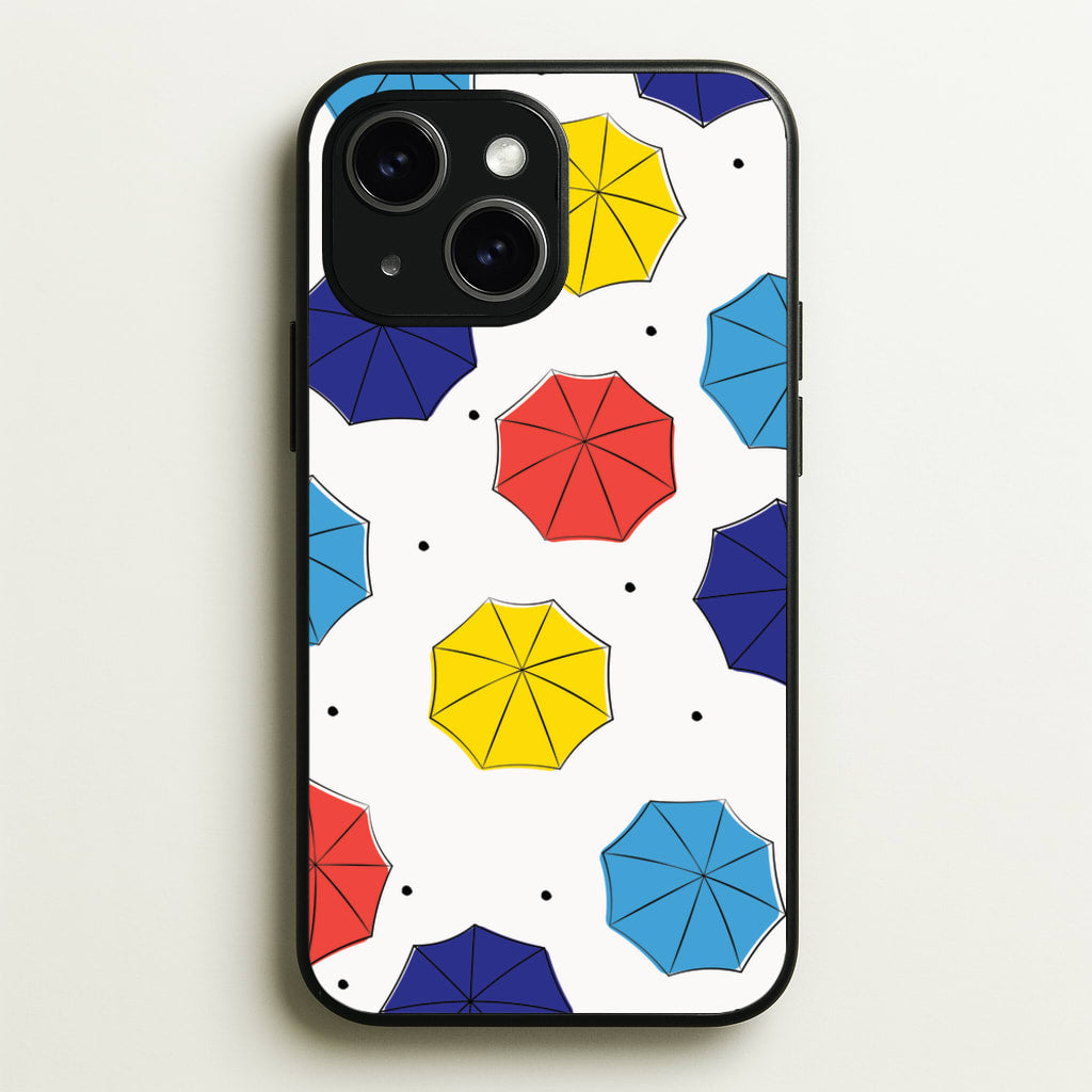 Colourful Umbrellas Pattern - Friends Phone Case for iPhone 14 Plus