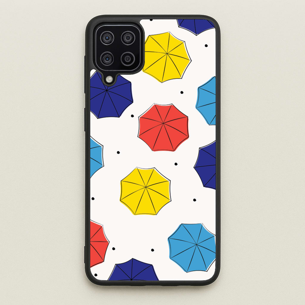 Colourful Umbrellas Pattern - Friends Phone Case for Galaxy A12