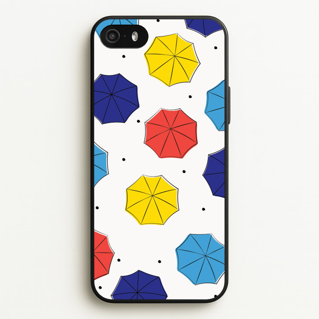 Colourful Umbrellas Pattern - Friends Phone Case for iPhone 5 / 5s / SE 2016