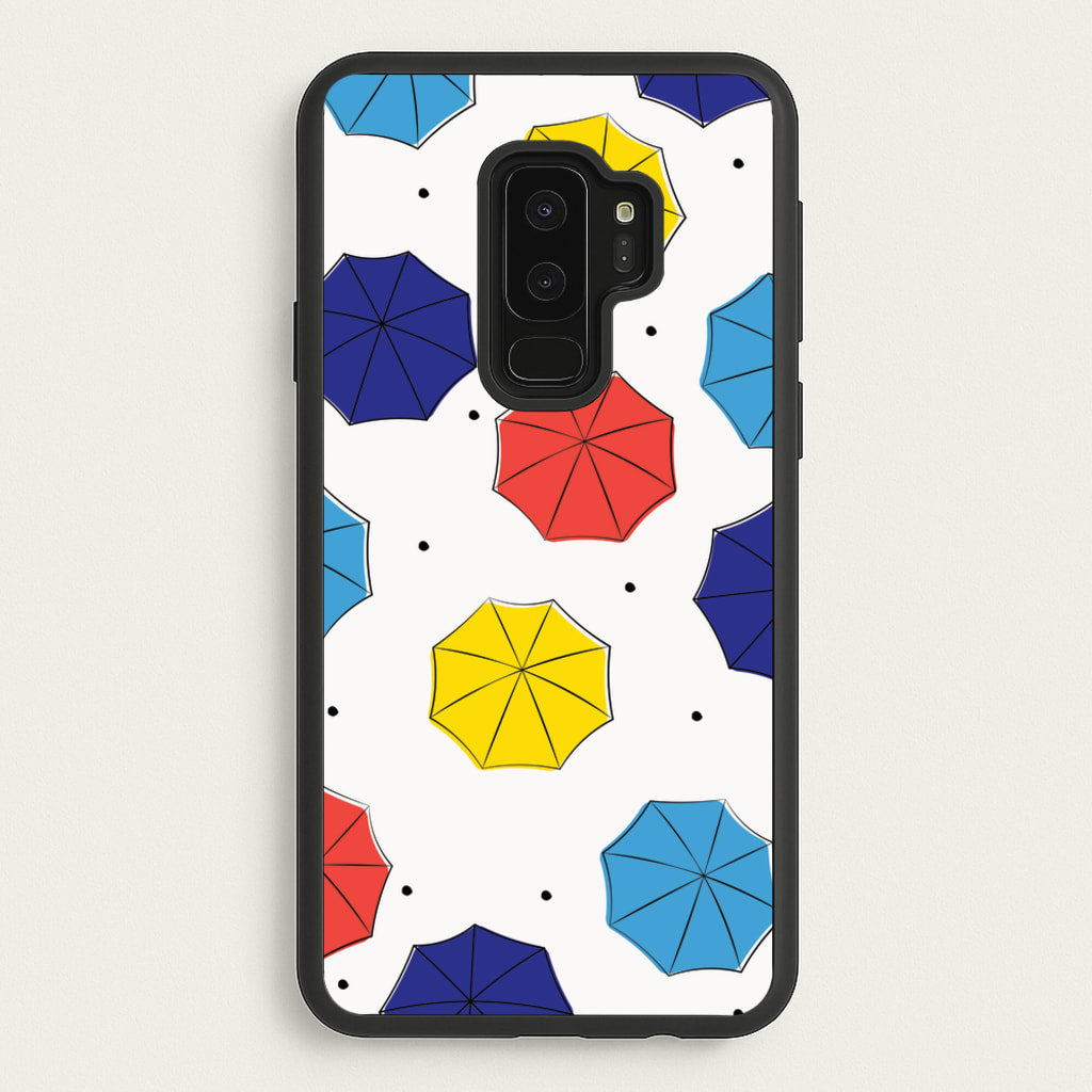Colourful Umbrellas Pattern - Friends Phone Case for Galaxy S9 Plus