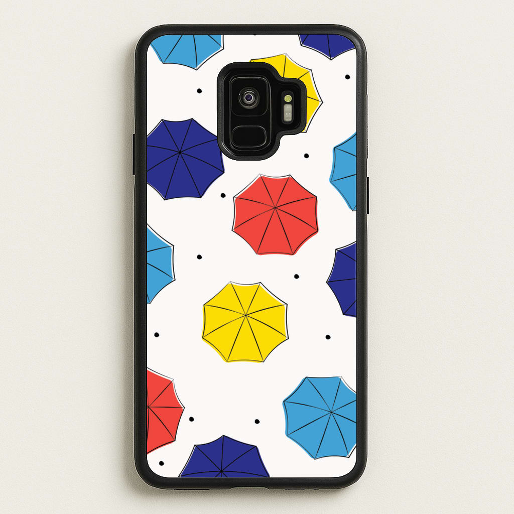 Colourful Umbrellas Pattern - Friends Phone Case for Galaxy S9