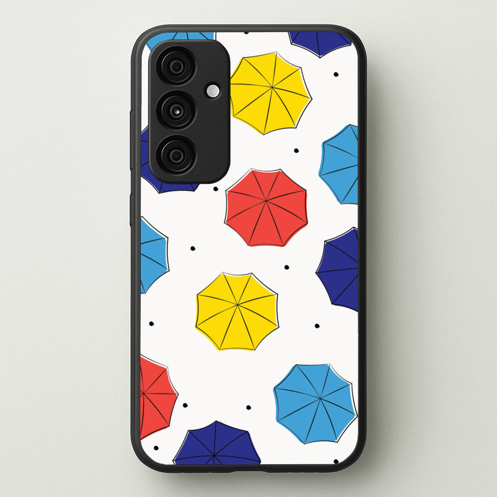 Colourful Umbrellas Pattern - Friends Phone Case for Galaxy A55