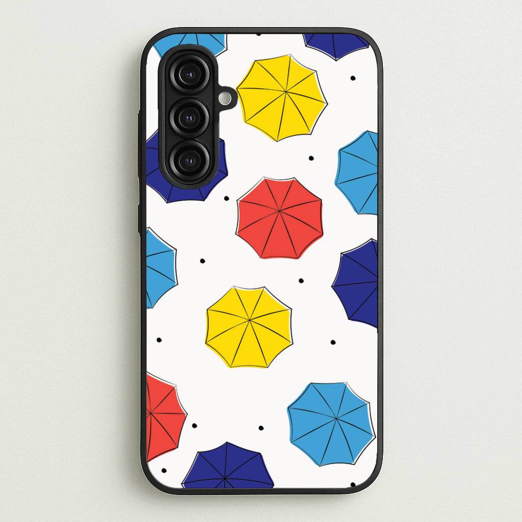 Colourful Umbrellas Pattern - Friends Phone Case for Galaxy A16