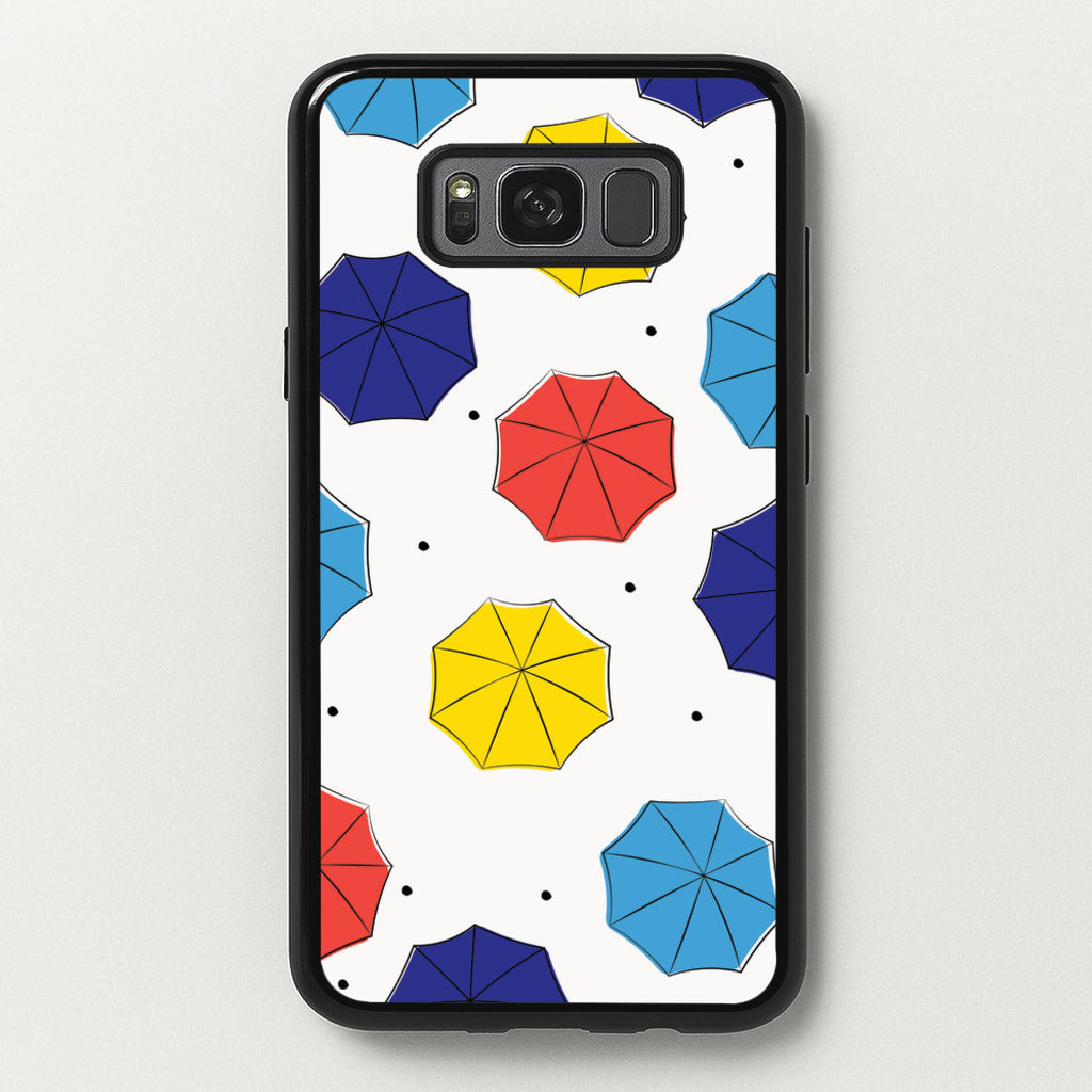 Colourful Umbrellas Pattern - Friends Phone Case for Galaxy S8 Plus