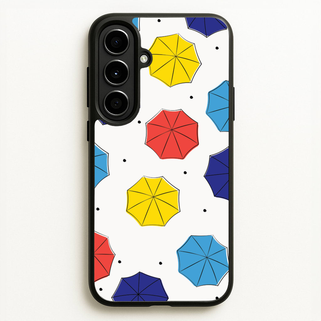 Colourful Umbrellas Pattern - Friends Phone Case for Galaxy A56