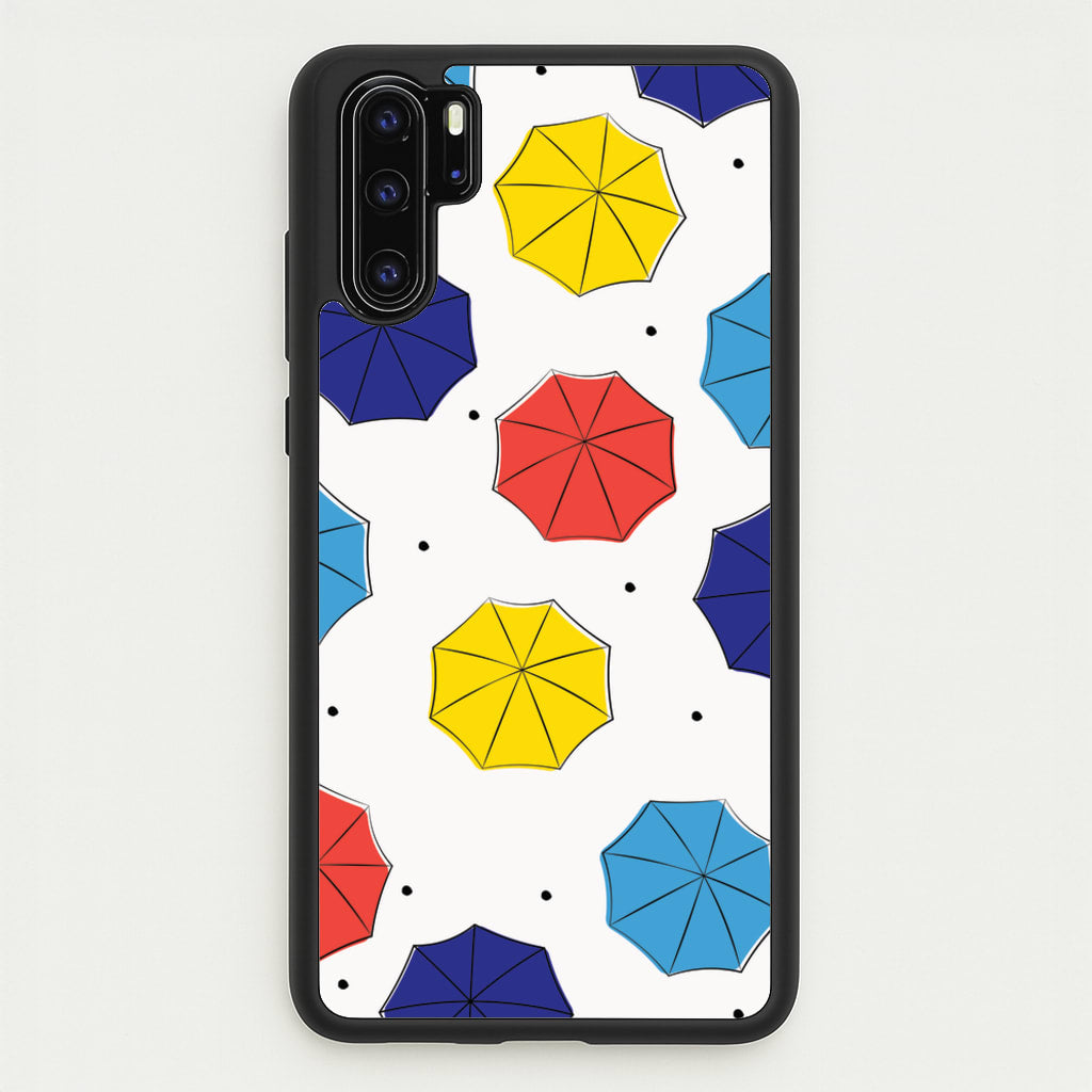 Colourful Umbrellas Pattern - Friends Phone Case for Huawei P30 Pro