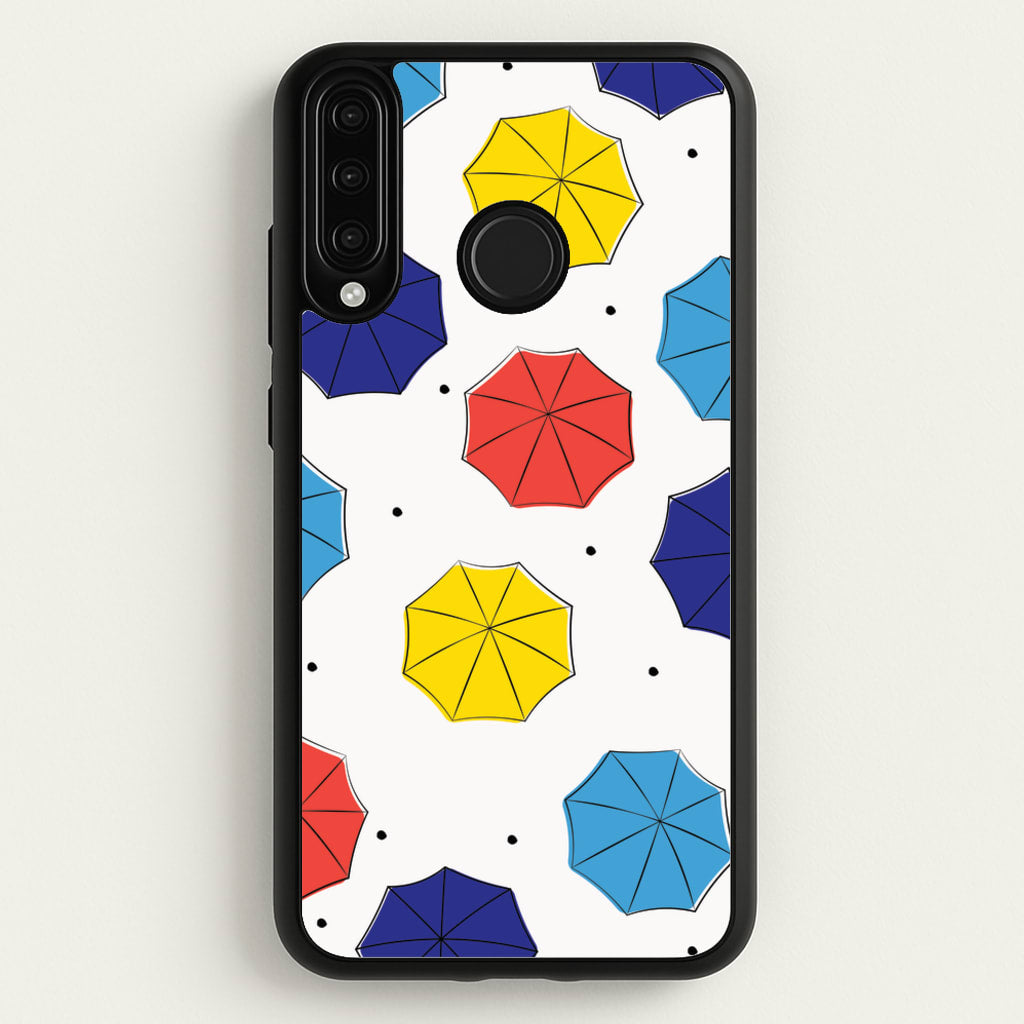 Colourful Umbrellas Pattern - Friends Phone Case for Huawei P30 Lite
