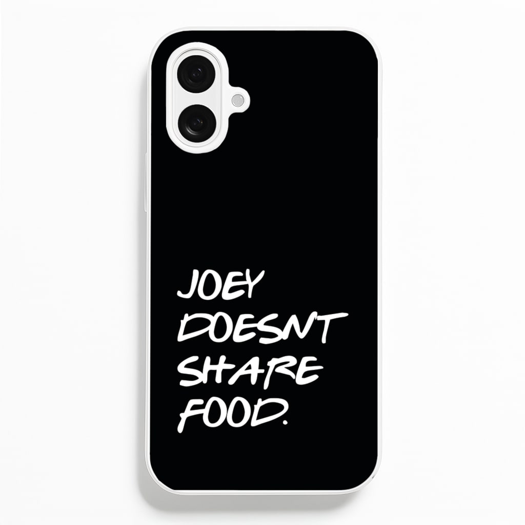 Joey Doesn't Share Food, Black Phone Case