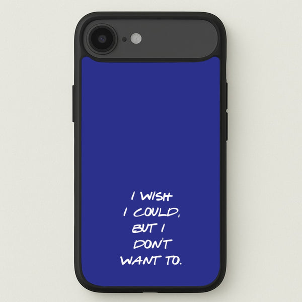 I Wish I could But I Don't Want To Phone Case for iPhone 17 Air