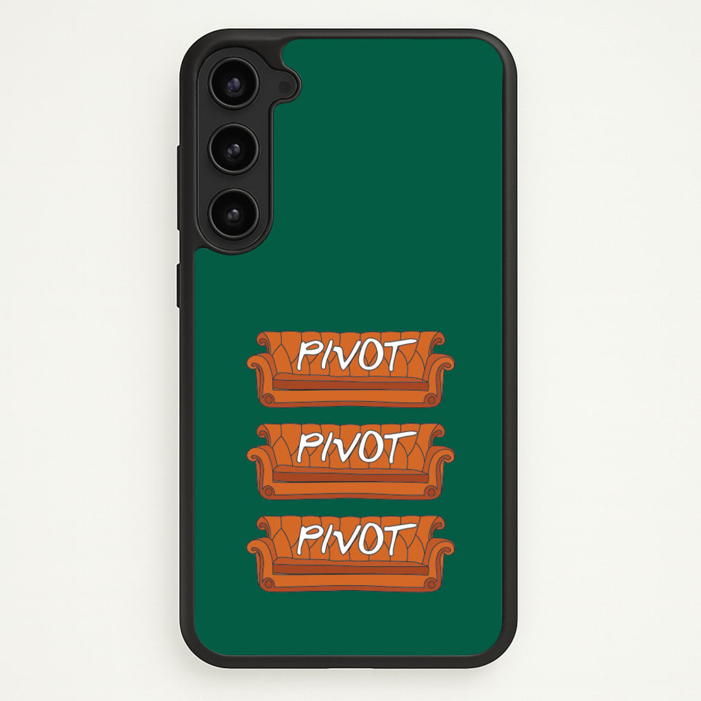 Sitcom Couches Pivot - Friends Phone Case for Galaxy S23 Plus