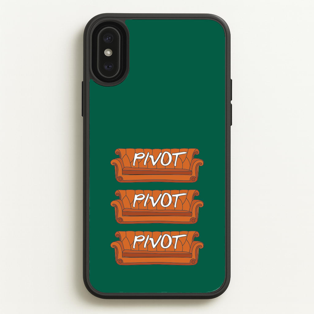 Sitcom Couches Pivot - Friends Phone Case for iPhone XS Max