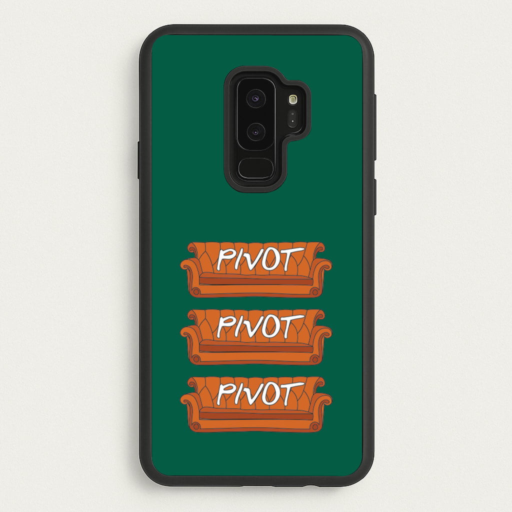 Sitcom Couches Pivot - Friends Phone Case for Galaxy S9 Plus