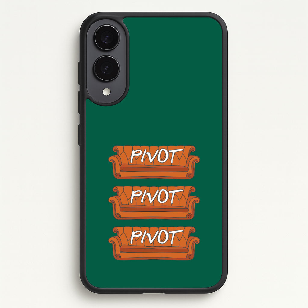 Sitcom Couches Pivot - Friends Phone Case for Galaxy S25 Edge