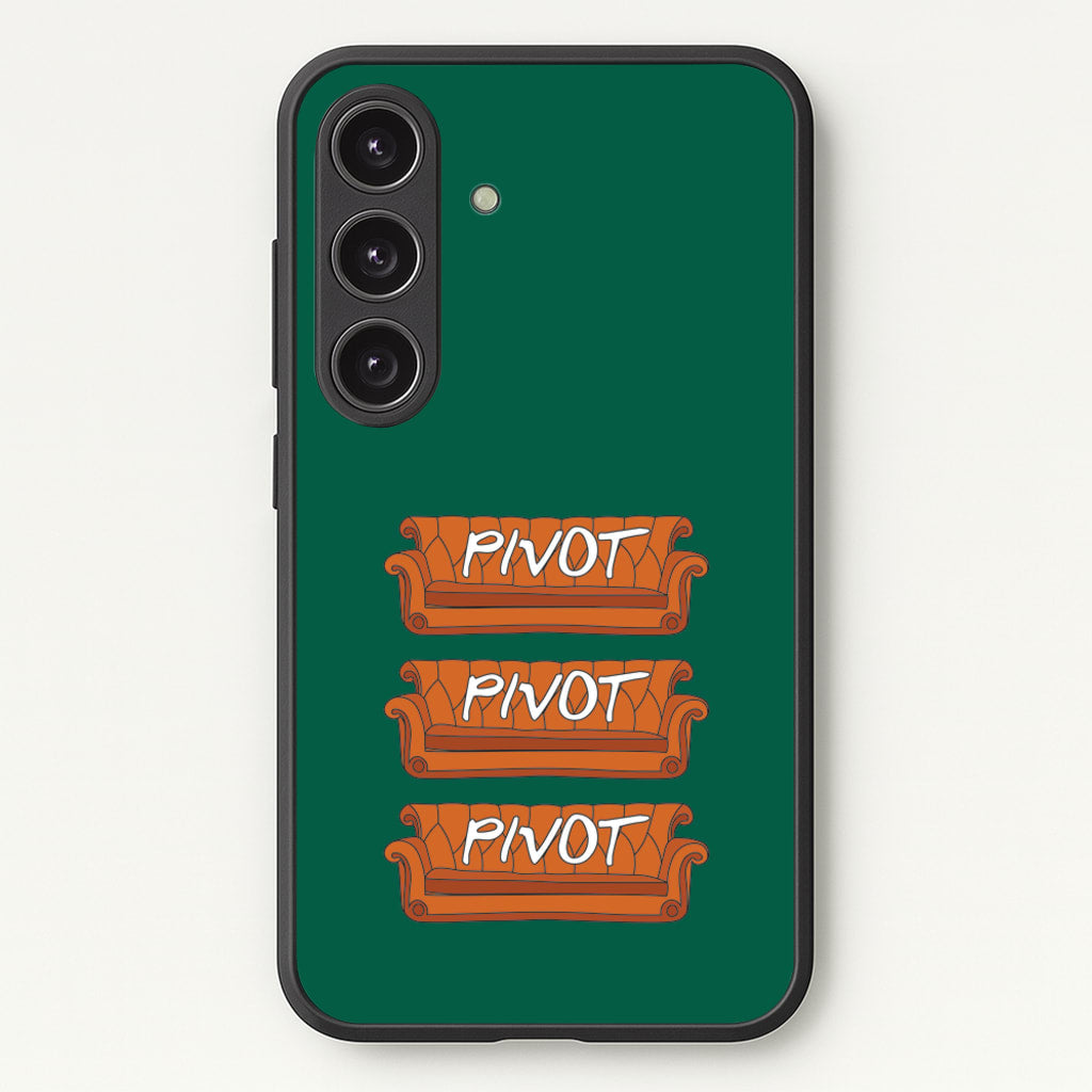 Sitcom Couches Pivot - Friends Phone Case for Galaxy S24 Plus