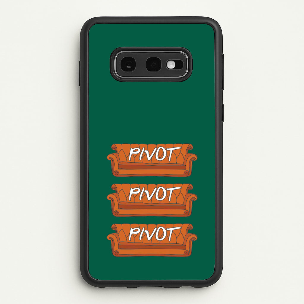 Sitcom Couches Pivot - Friends Phone Case for Galaxy S10e