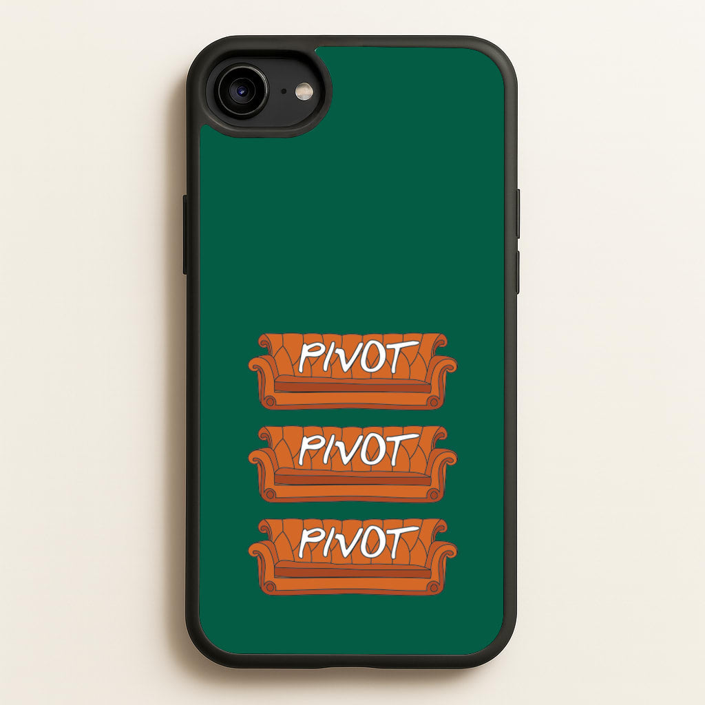 Sitcom Couches Pivot - Friends Phone Case for iPhone 6 / 7 / 8 / SE