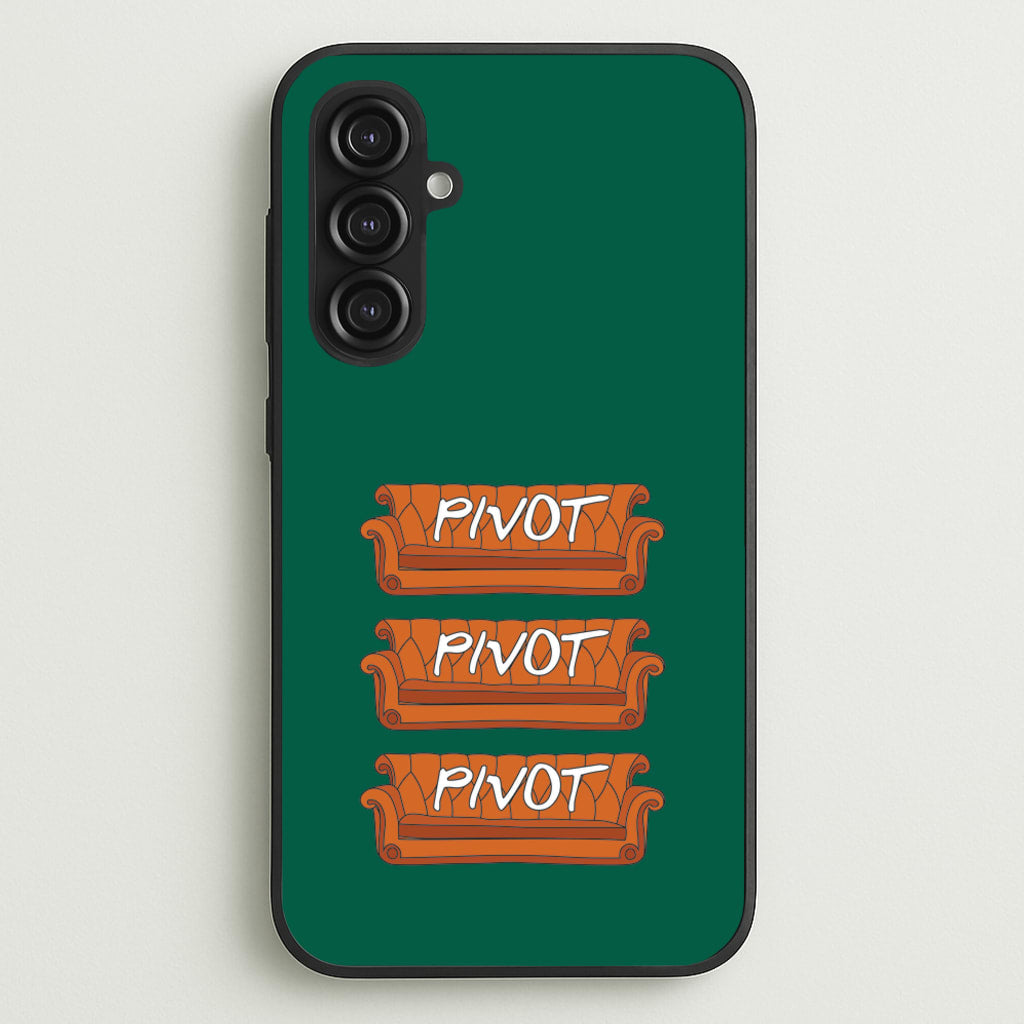 Sitcom Couches Pivot - Friends Phone Case for Galaxy S23FE