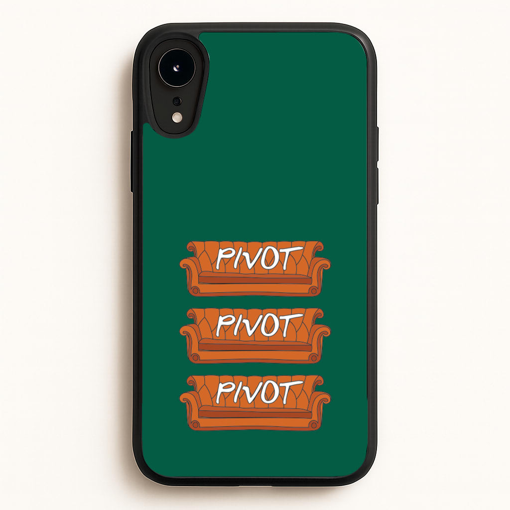 Sitcom Couches Pivot - Friends Phone Case for iPhone XR