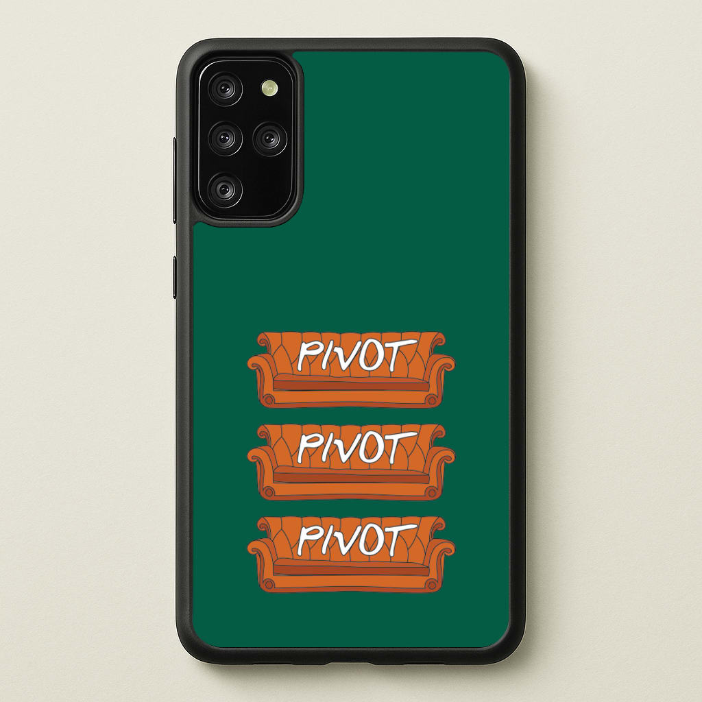 Sitcom Couches Pivot - Friends Phone Case for Galaxy S20 Plus