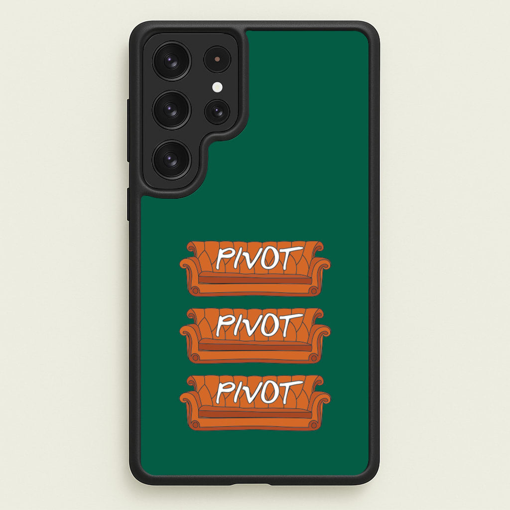 Sitcom Couches Pivot - Friends Phone Case for Galaxy S23 Ultra