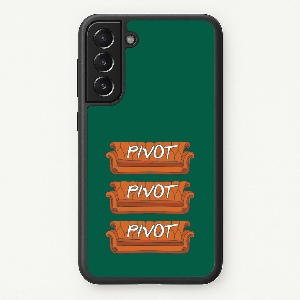 Sitcom Couches Pivot - Friends Phone Case for Galaxy S21FE