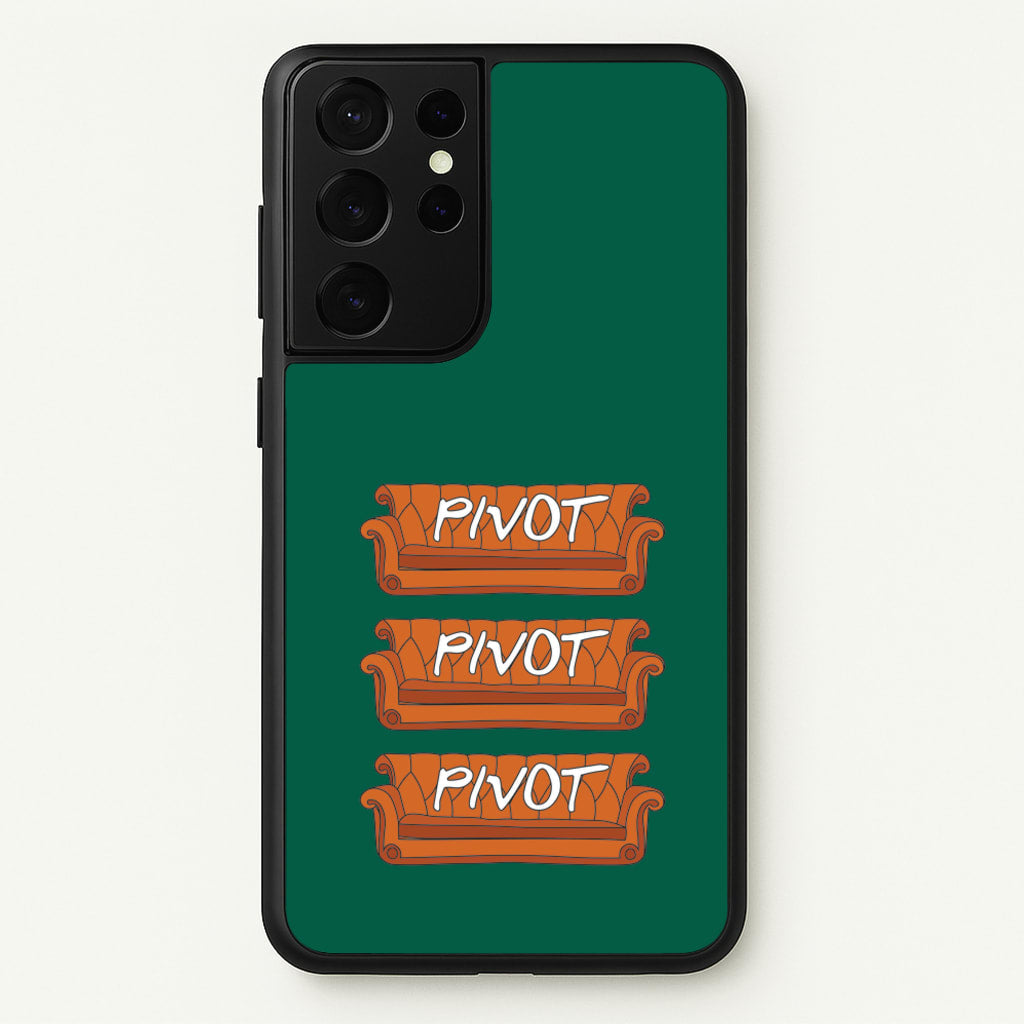 Sitcom Couches Pivot - Friends Phone Case for Galaxy S21 Ultra