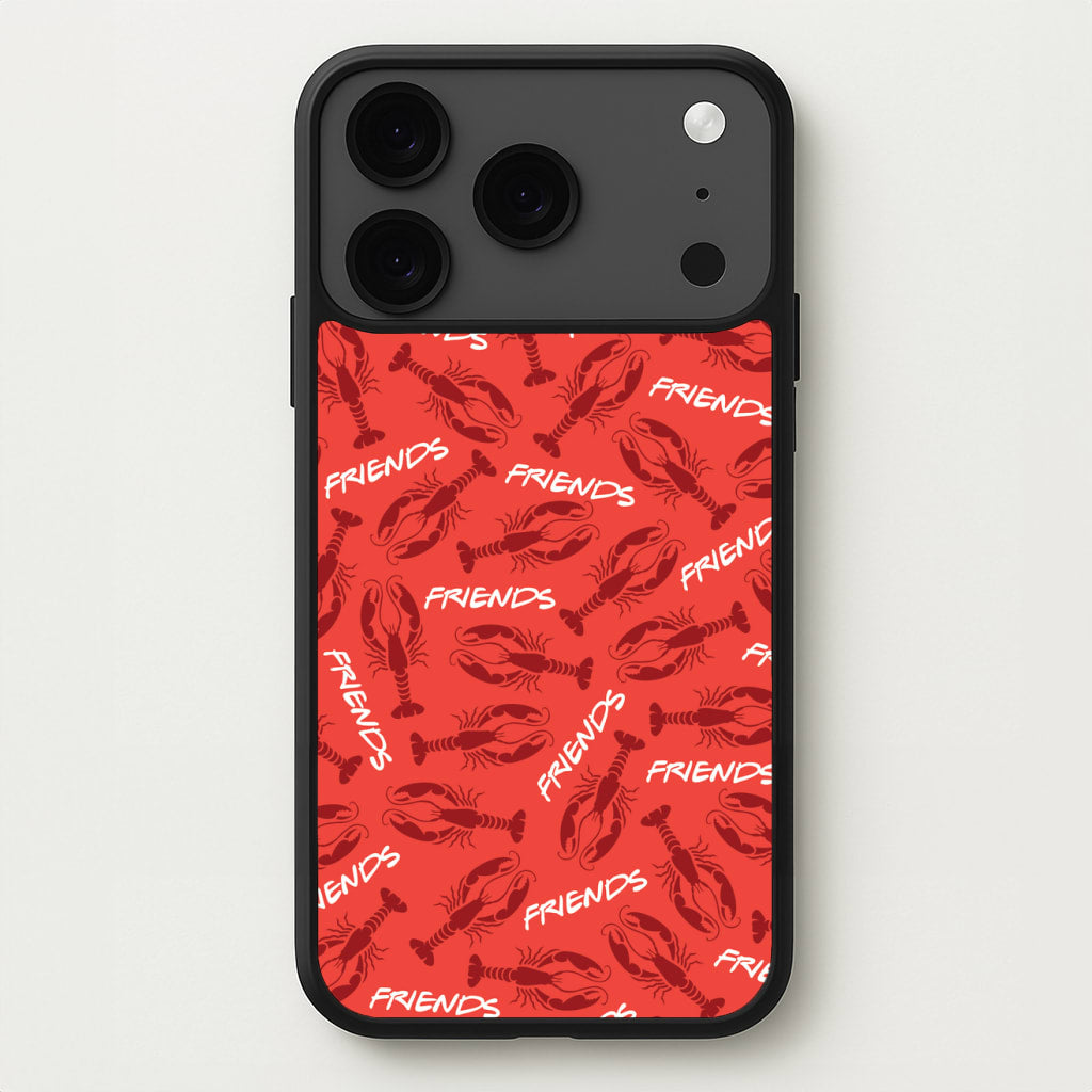 Sitcom Red Lobsters Pattern Phone Case for iPhone 17 Pro