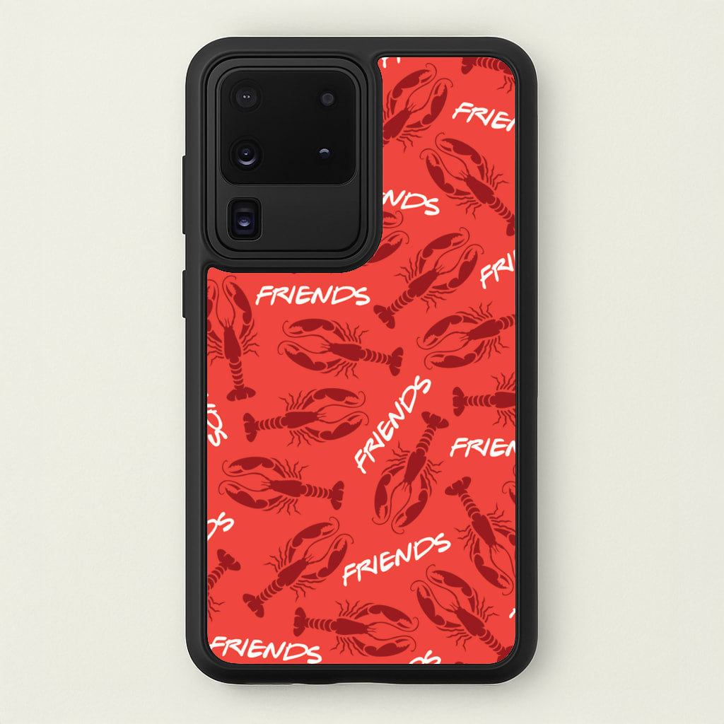 Sitcom Red Lobsters Pattern - Friends Phone Case for Galaxy S20 Ultra