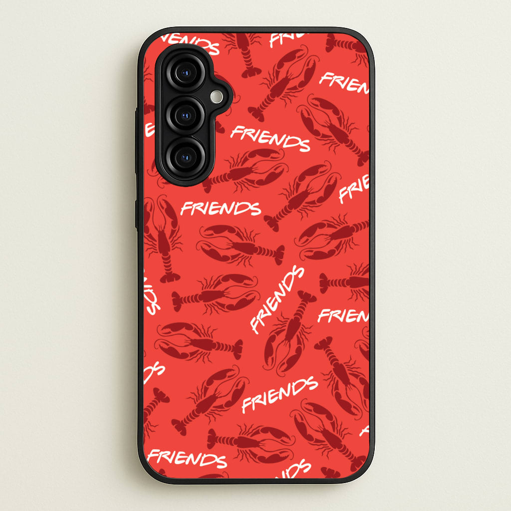 Sitcom Red Lobsters Pattern - Friends Phone Case for Galaxy A54