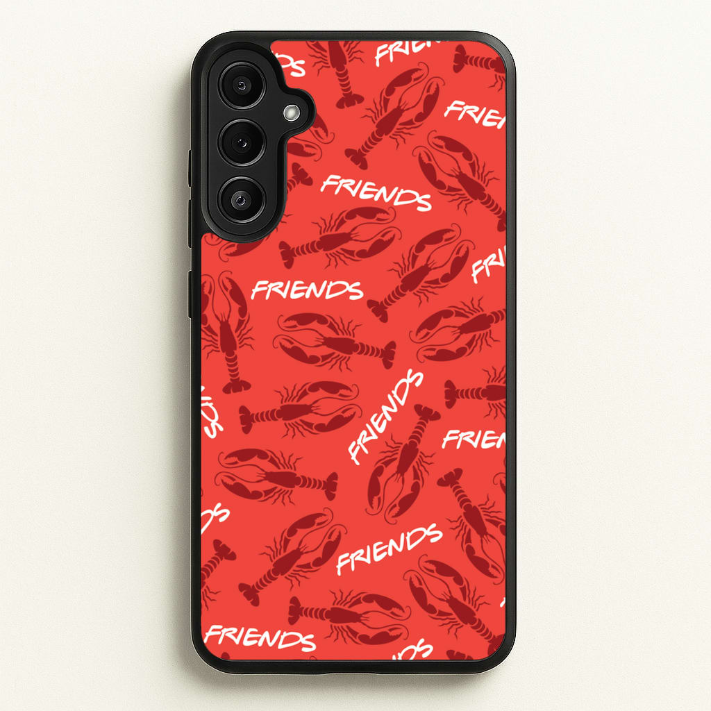 Sitcom Red Lobsters Pattern - Friends Phone Case for Galaxy A34