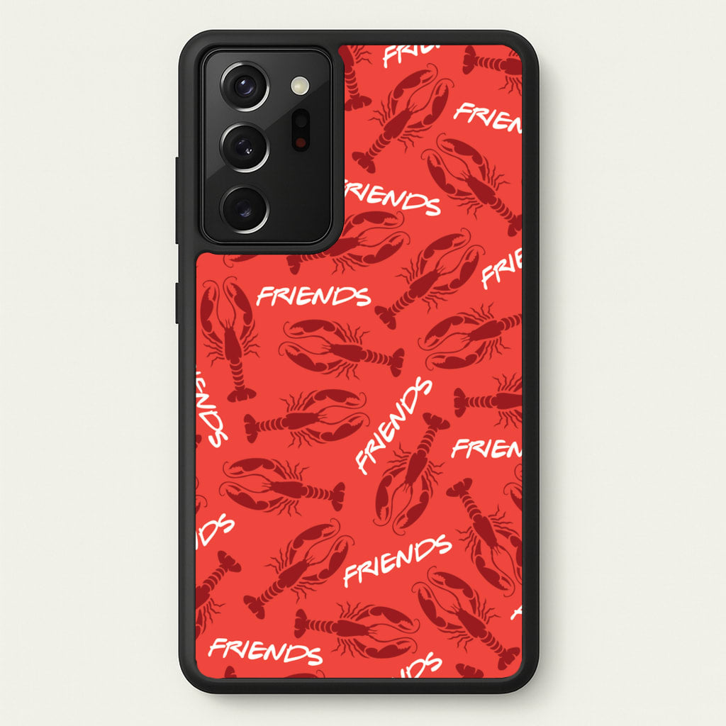 Sitcom Red Lobsters Pattern - Friends Phone Case for Galaxy Note 20 Ultra