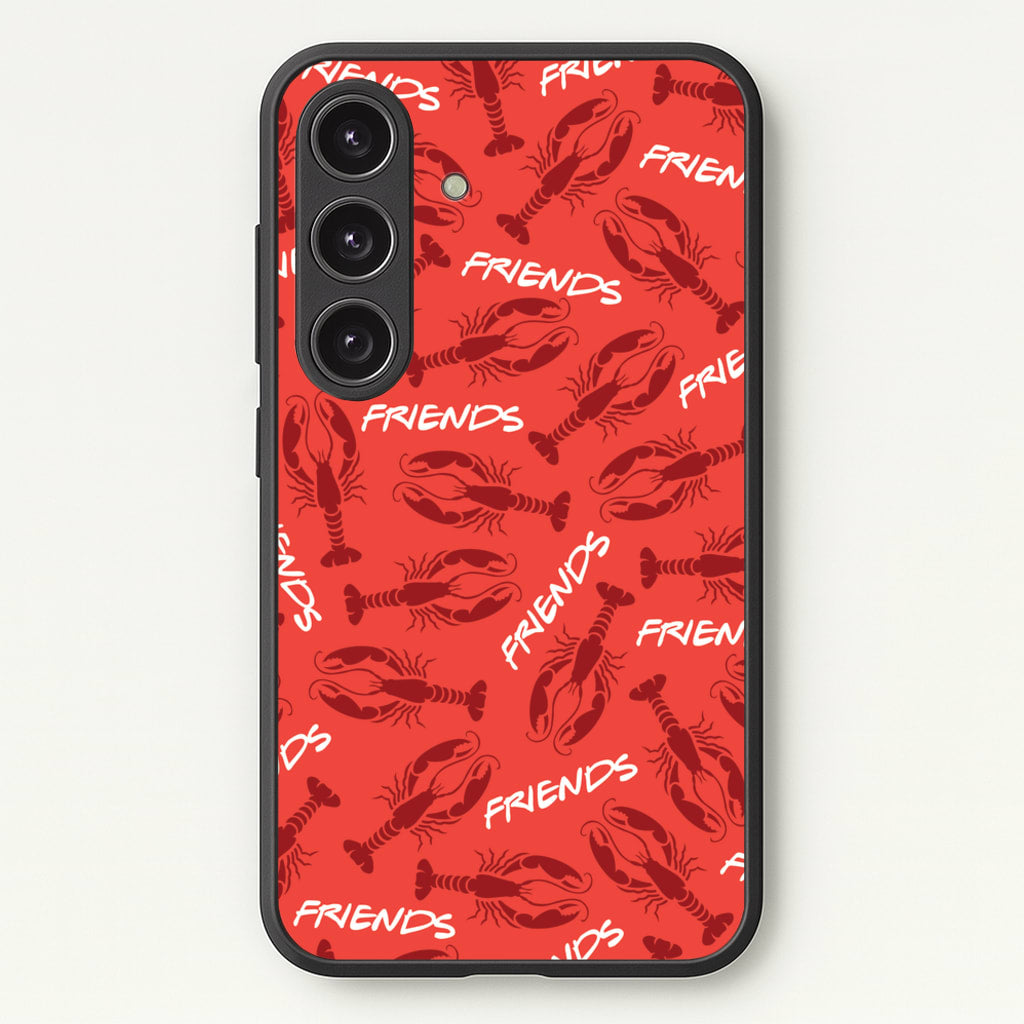 Sitcom Red Lobsters Pattern  - Friends Phone Case for Galaxy S24FE