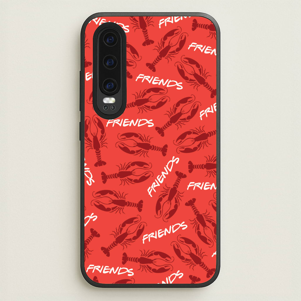 Sitcom Red Lobsters Pattern - Friends Phone Case for Huawei P30
