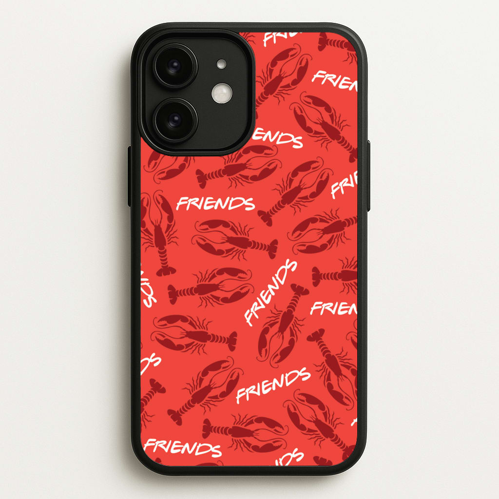 Sitcom Red Lobsters Pattern - Friends Phone Case for iPhone 11