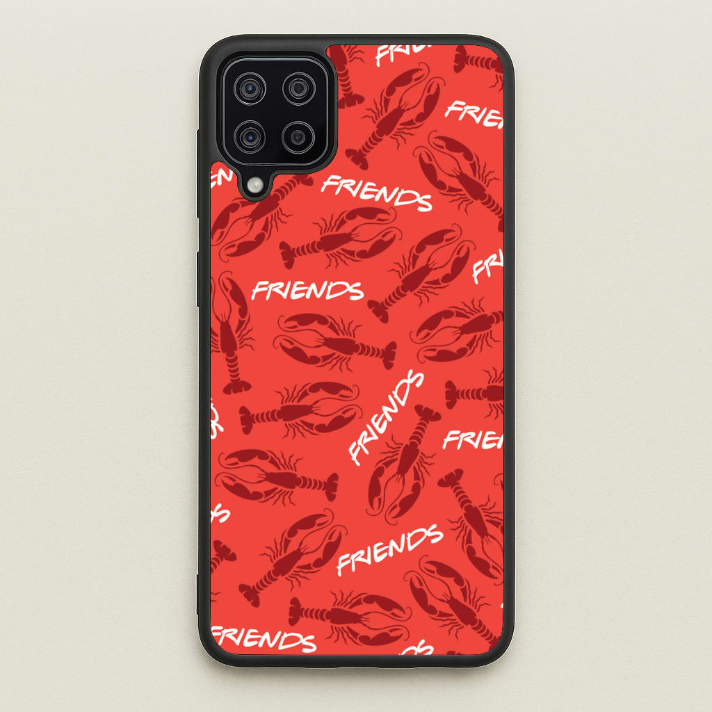 Sitcom Red Lobsters Pattern  - Friends Phone Case for Galaxy A12