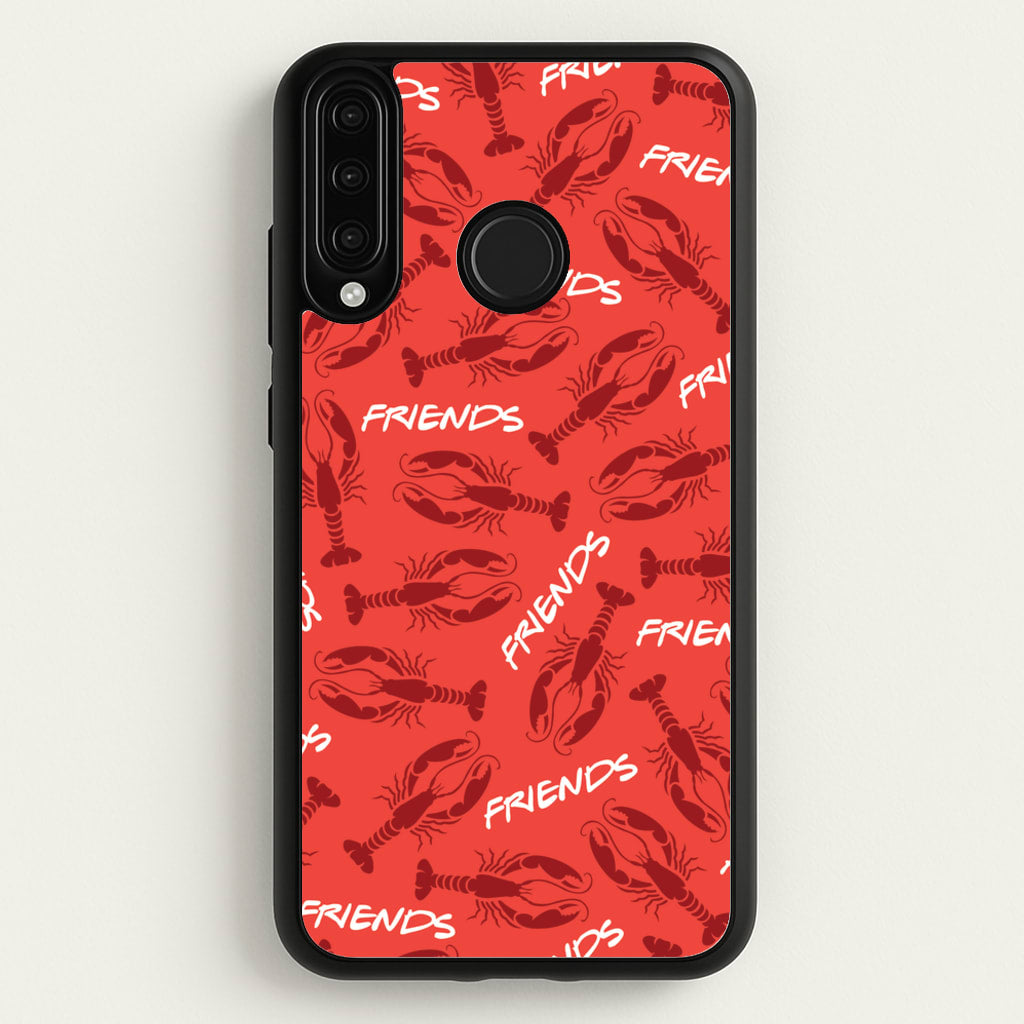 Sitcom Red Lobsters Pattern - Friends Phone Case for Huawei P30 Lite